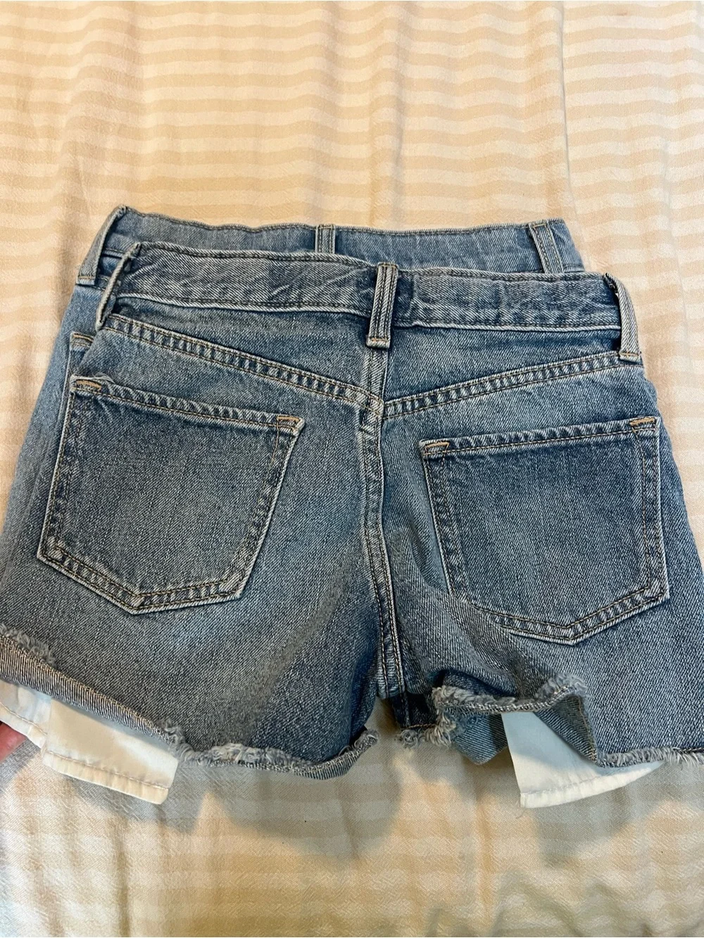 Old Navy Girls' Light Blue Denim Shorts - size 10